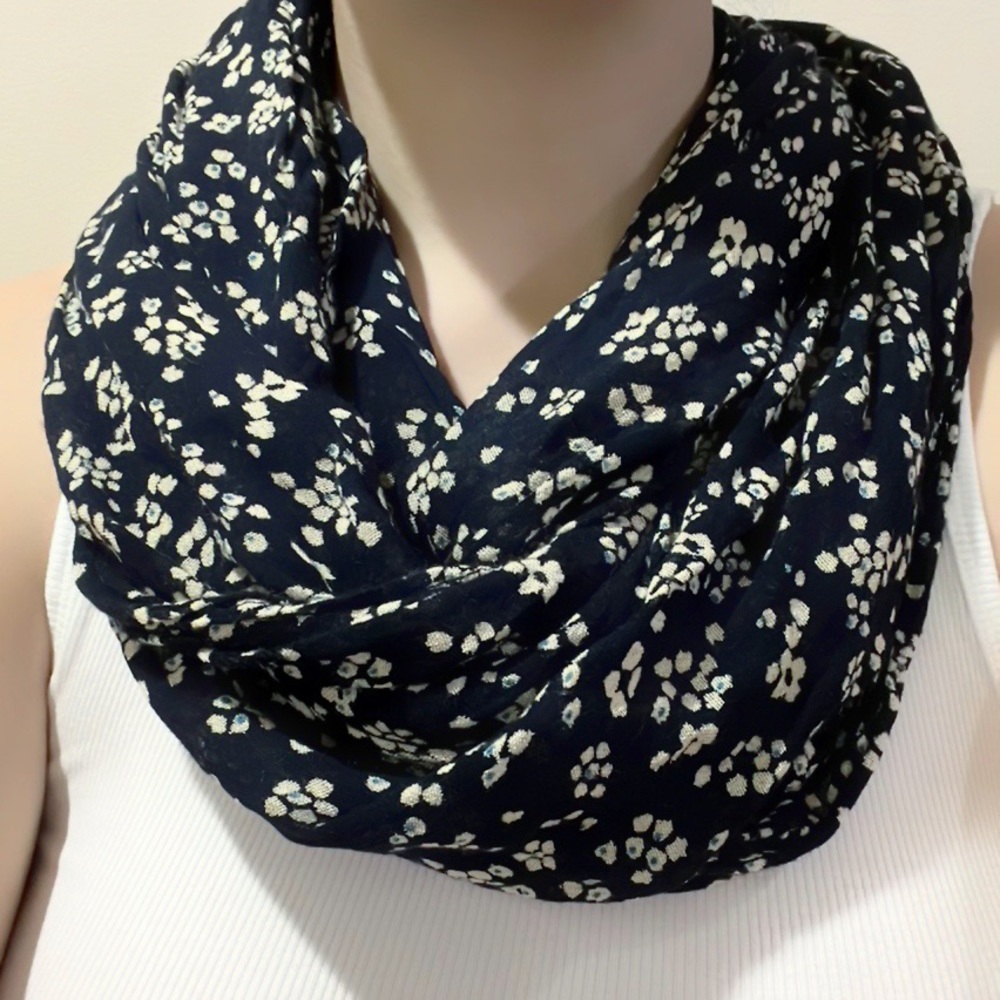 Floral Infinity Scarf